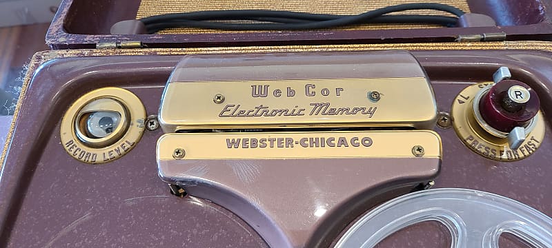 Webster Chicago Webcor 210-1 Reel to Reel Tape Recorder Vintage Project or  for Parts