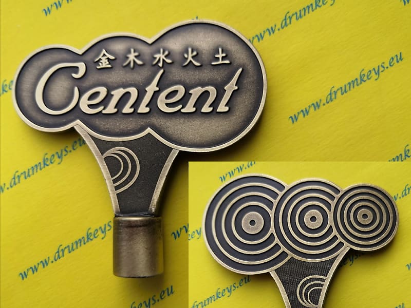 CENTENT CYMBALS drum key brass patina 2021 image 1