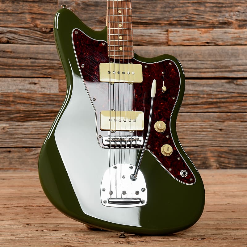 Fender Classic Player Jazzmaster Olive Green 2021 | Reverb