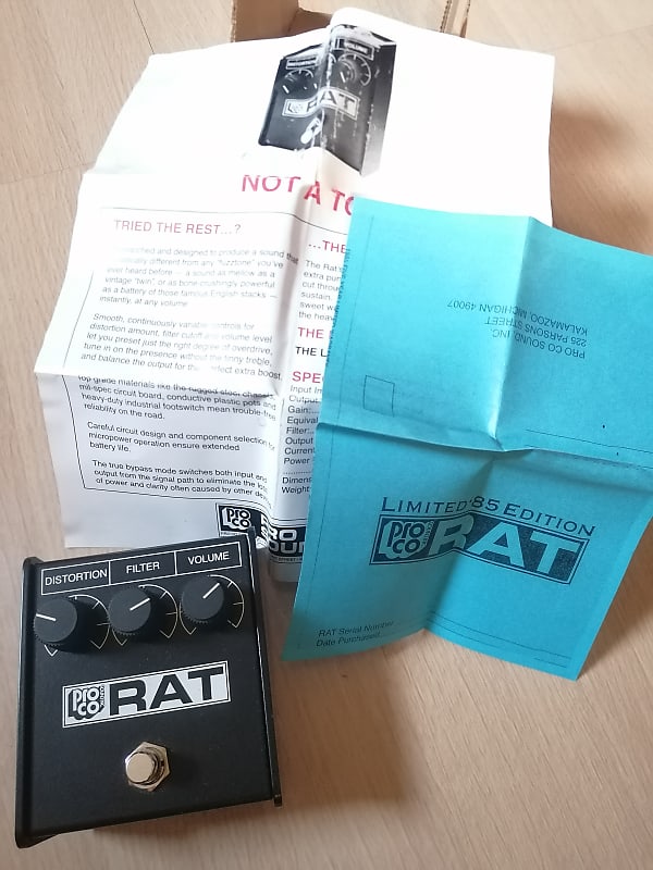 奇跡1991Reissue Proco RAT White Face Whiteface Rat Reissue by ProCo | Stompbx