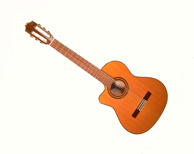 Cordoba CWE-S Left Handed Classical Cutaway Acoustic/Electric Guitar w/ OHSC - Used 2001 Natural Gloss image 1