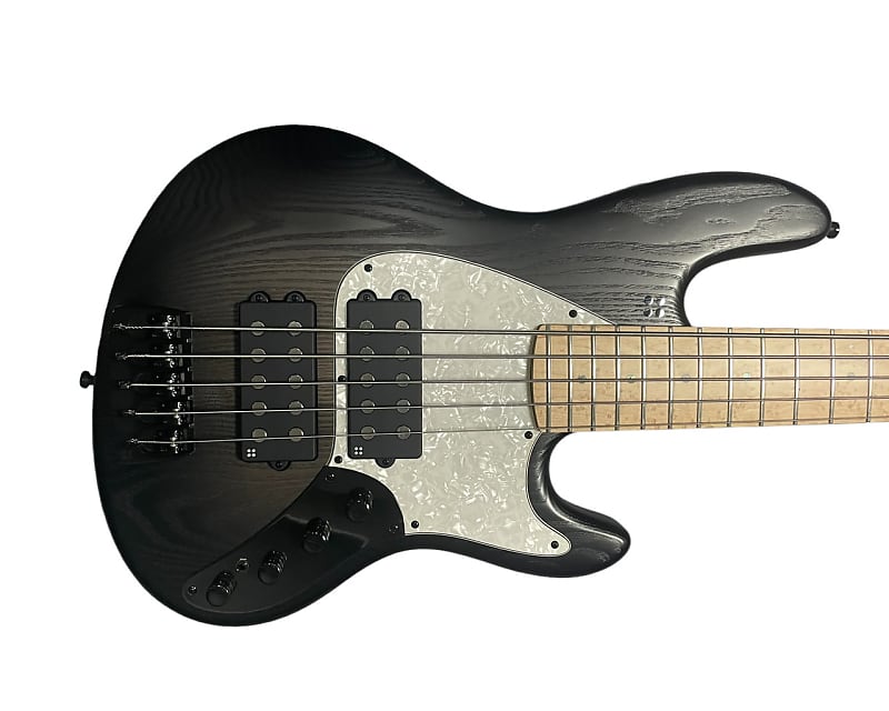Sandberg TM2 (5-String), Matte Black Burst / Birdseye Maple *CUSTOM ORDER, IN STOCK! image 1