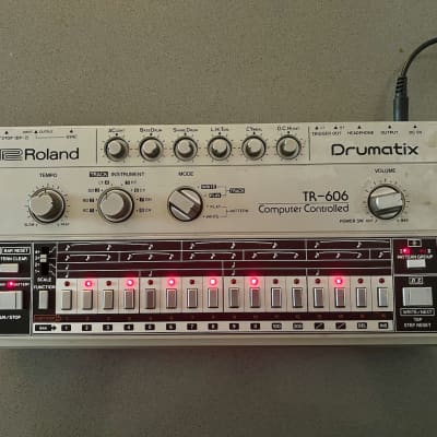 Roland TR-606 Drumatix 1980s - Silver