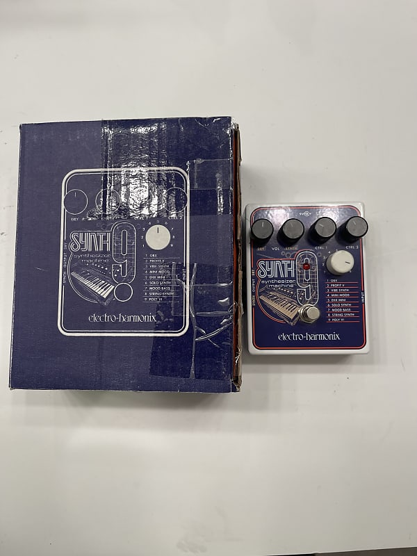 Electro Harmonix Synth9 Synthesizer Machine Synth 9 EHX Guitar Effect Pedal image 1