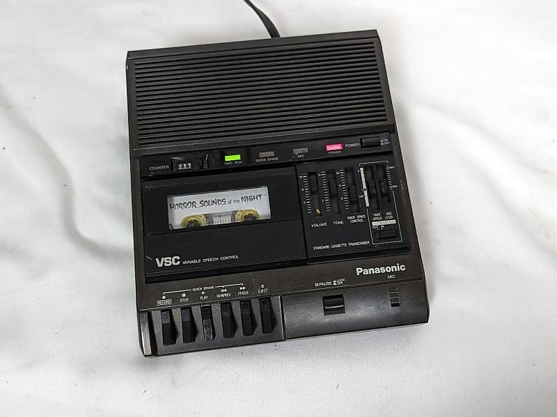 Panasonic RR-830 Variable hotsell Speech Control Standard Cassette Transcribe