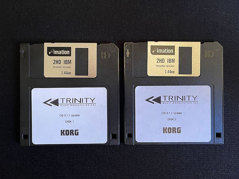 Korg Trinity System ROM Version 3.1.1 Operating System Disk Set (Latest MOSSV3 ) image 1