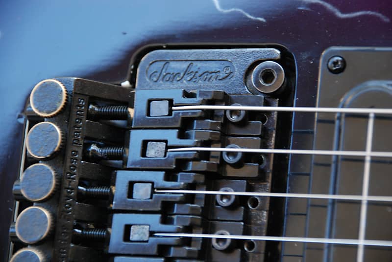 ジャンク品パーツjackson bill lawrence Jackson RR1 Randy Rhoads RaRe Pink Lightning Sky 1991 Bill