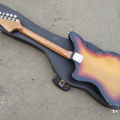 Vintage 1960's Splendor SG-803 Electric Guitar - Sunburst - Very Clean! image 6