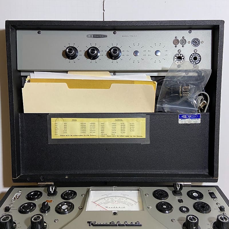 Heathkit TT-1 / TT-1A Mutual Conductance Tube Tester, Restored & Calibrated