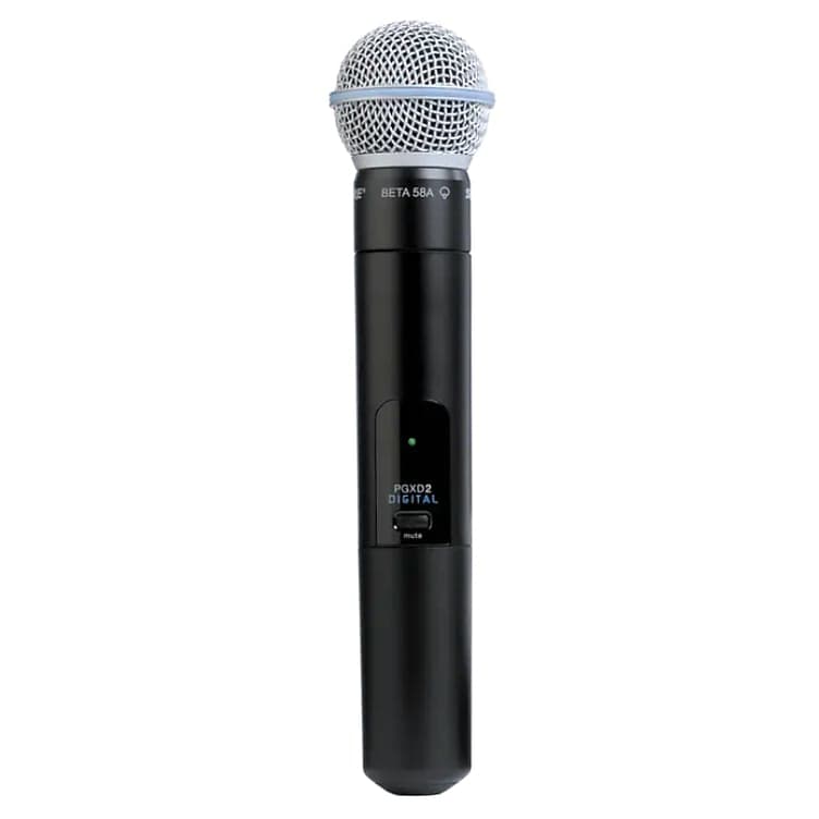 Shure PGXD2/BETA58=-X8 Digital Handheld Wireless Transmitter with BETA58A Microphone image 1