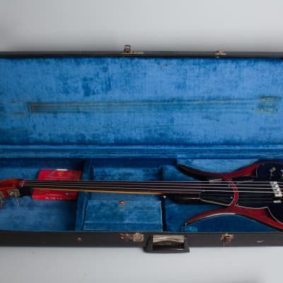 Ampeg  AUSB-1 Electric Bass Guitar (1967), ser. #788, original black hard shell case. image 10