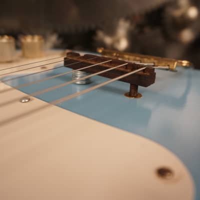 Kay Vanguard 60s - Light Blue Electric Guitar w/ Chipboard Case image 18