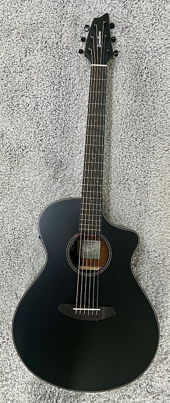 Breedlove Discovery S Concert CE Acoustic/Electric Guitar - Satin Black, B-stock image 1