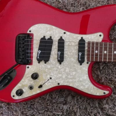 Charvel ST Custom 1990 See Through Candy Apple Red image 14