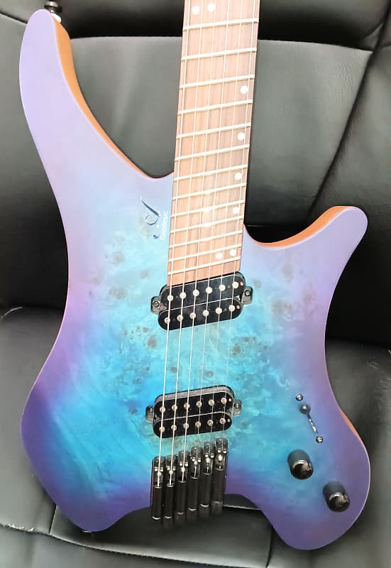 Agile Headless 6 String Multi Scale Fan Fret Electric Guitar Agile Headless 6 String Multi Scale Fan Fret Electric Guitar