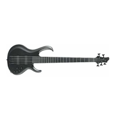 Ibanez BTB625EXBKF BTB Iron Label 5-String Electric Bass Guitar (Right-Hand, Black Flat) image 2