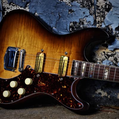 KAY K300 1965 Teaburst.  Totally restored. Vintage beauty. Loud. Great blues guitar. Tradesaccepted. image 1