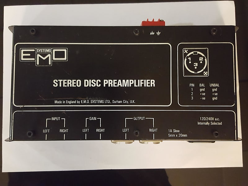 Emo Stereo Disc Preamplifier | Reverb