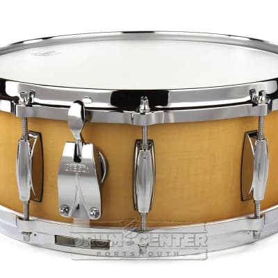 Gretsch USA Custom Snare Drum 14x5.5 10-Lug Satin Millennium Maple image 2