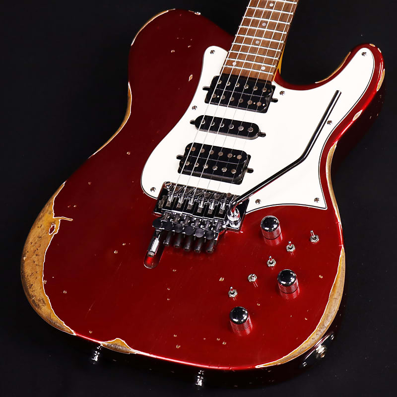 G LIFE GUITARS Vintage Series Cross Edge Candy Apple Red (S/N:A3114808)  (09/15)