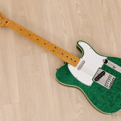 2013 Fender Telecaster Custom TL52B Green Sparkle w/ Upgrades, Japan MIJ image 11