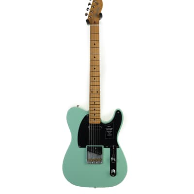 Fender Vintera 50s modified Telecaster Sea Foam Green electric guitar image 4
