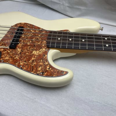 Fender American Professional II 2 Jazz Bass V 5-string J-Bass 2022 - Olympic White / Rosewood fingerboard image 5