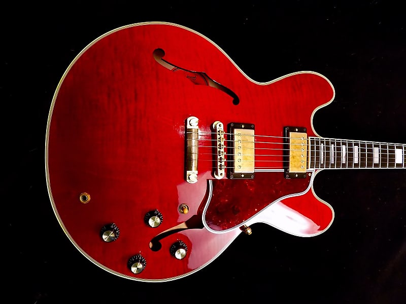 Gibson  ES 355  Custom Shop 2010   curly antique faded cherry image 1