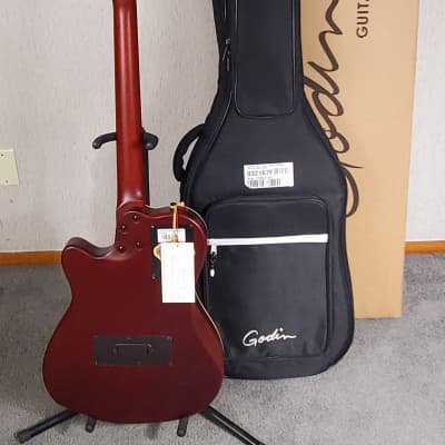 Godin ACS-SA "SLIM" Cedar Nylon String Guitar w/ Godin Gig bag-2023 image 3