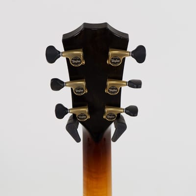 Taylor Custom Collection 12-Fret - Gloss Black Sitka Spruce Top with Big Leaf Maple Back and Sides image 9