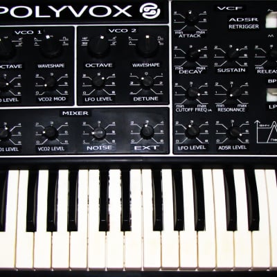 Stickers for the synthesizer "POLIVOKS" in English. image 2