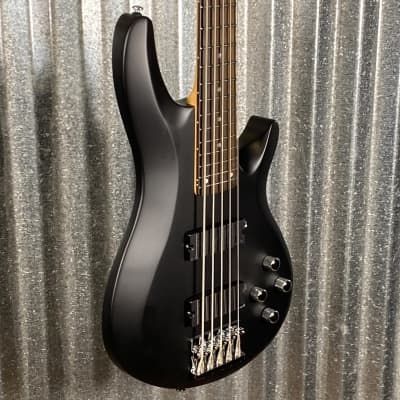 Schecter C-5 Deluxe 5 String Bass Satin Black Used image 5