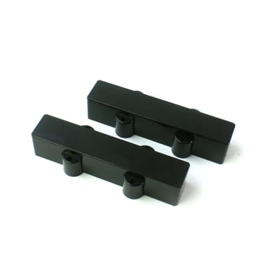 1 pair of bass Guitar Pickup cover for 4 String Bridge and Neck ,Black image 2