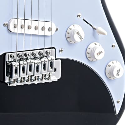 AXL AS-750 Headliner SRO Electric Guitar Black Finish image 3