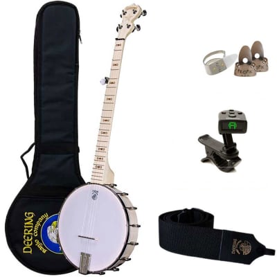 Deering Goodtime Banjo Beginner Package with Goodtime Openback 5-String Banjo for sale