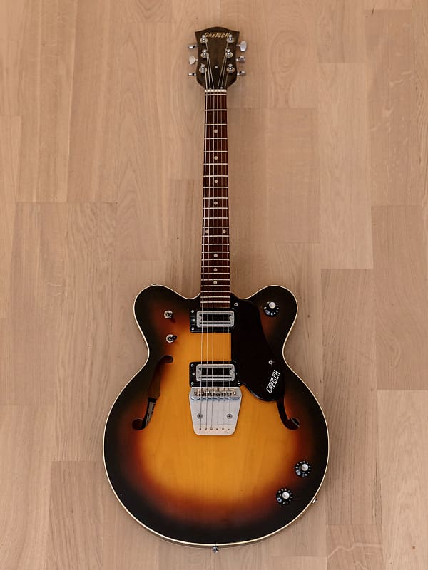 1970s Gretsch Broadkaster 7608 Vintage Semi-Hollowbody Electric 