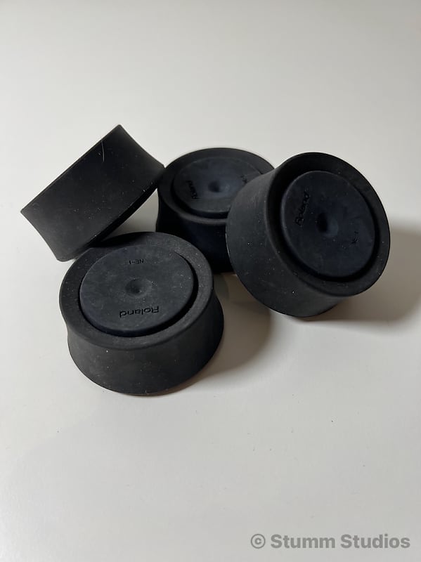 Roland NE-1 Noise Eater V-Drum Sound Isolation Foot 2010s - Black image 1