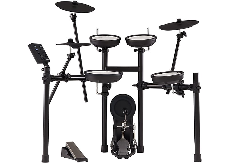 Roland TD-07KV V-Drum Kit with Mesh Pads 2023 - Black image 1