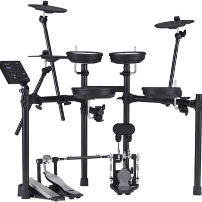 Roland TD-07DMK Electronic V-Drums Legendary Double-Ply All Mesh Head kit with Superior Expression and playability – Bluetooth Audio & MIDI – 40 Free Melodics Lessons, Black image 1