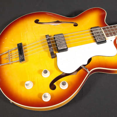 Hofner 500/5 President Bass Sunburst 1960s | Reverb Canada