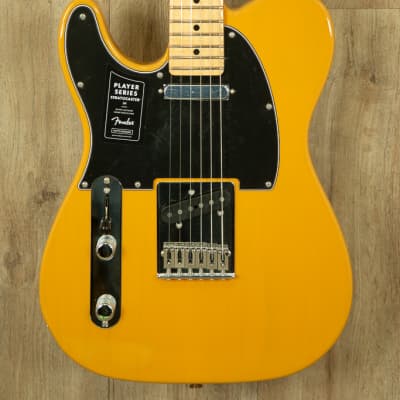 Fender Telecaster Mexicaine Player Gaucher Butterscotch blonde touche érable for sale