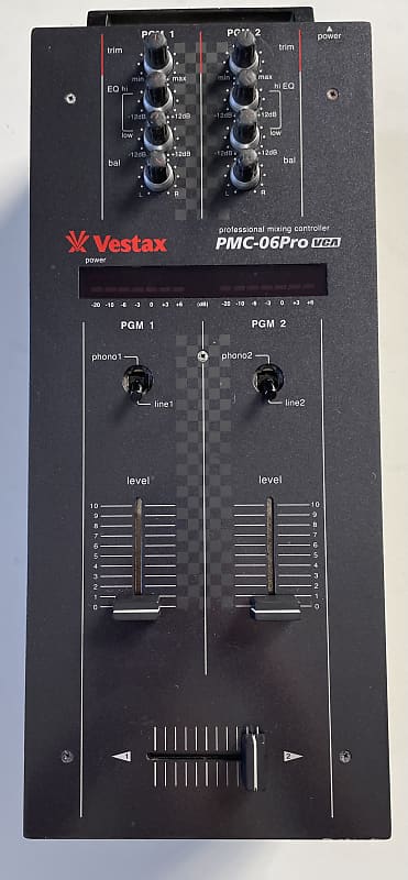 Vestax PMC-06Pro VCA Black | Reverb