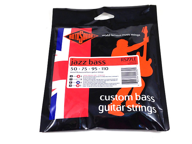 Rotosound RS77LE Monel Flatwound Jazz Bass Strings (50-11) image 1