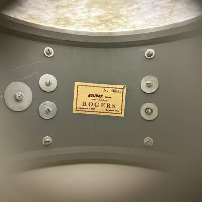 Rogers 20/12/16" 60's Cleveland-Era Holiday "Headliner" Drum Set - Champagne Sparkle image 20