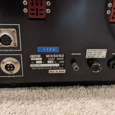 Otari MX-5050 8SHD 8-Track Analog 1/2" Recorder Tape Deck image 6
