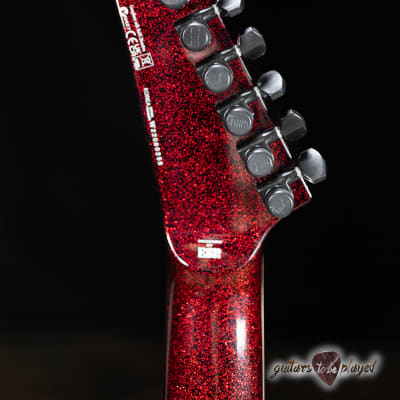 ESP LTD SC-608 Stephen Carpenter 8-String Baritone Guitar w/ Case – Red Sparkle image 6
