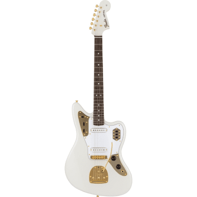 ギター Fender MIJ 2025 Jaguar maxouwouhou1 2025 Fender Japan Collection White Pearl / With Gold Jaguar