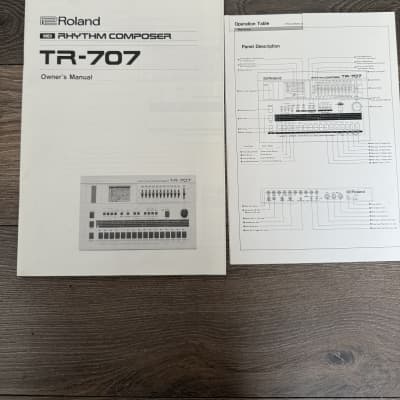 Roland TR-707 Rhythm Composer 1985 - White