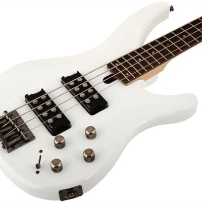 Yamaha TRBX304 4-String Electric Bass Guitar - White image 4
