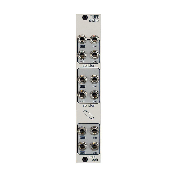 Pittsburgh Modular Lifeforms Distro Active Audio/CV Interchange Module image 1